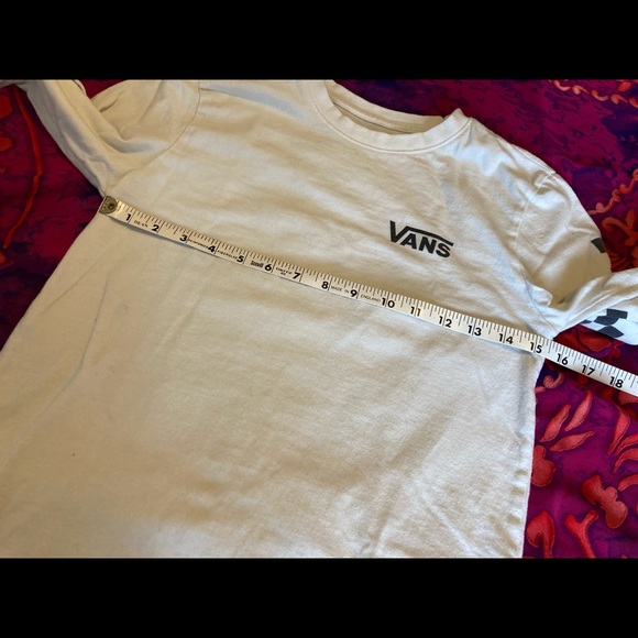 Vans Off the Wall womens long sleeve tee sz XS - Picture 8 of 9